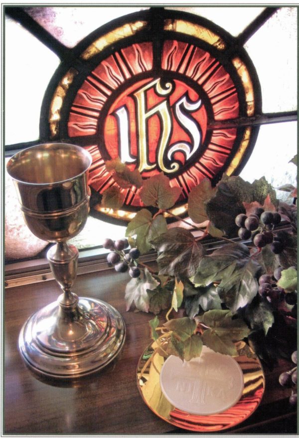 Mass - IHS Stained Glass
