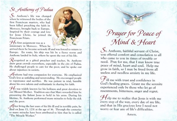 St. Anthony "In Loving Memory" Perpetual Enrollment - Image 4