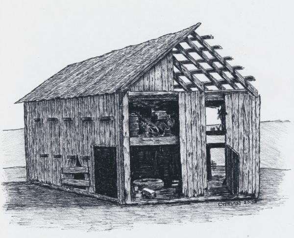 Barn Note Cards - drawings by Fr. Cyprian Mercieca, T.O.R. - Image 2