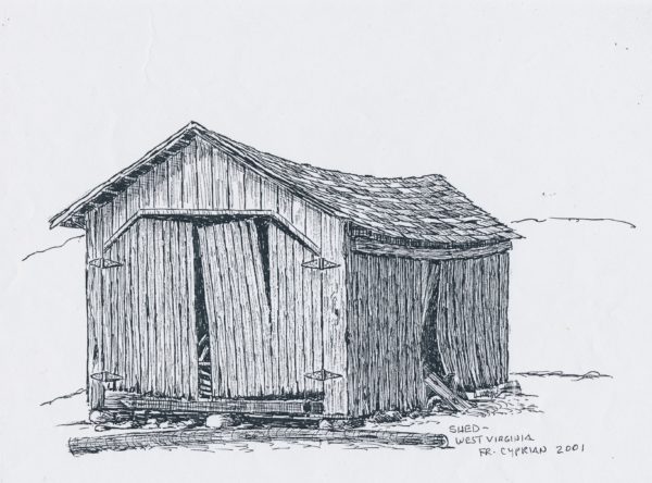 Barn Note Cards - drawings by Fr. Cyprian Mercieca, T.O.R. - Image 4