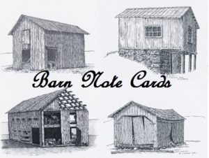 Barn Note Cards - drawings by Fr. Cyprian Mercieca, T.O.R.