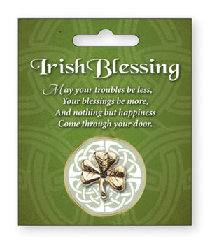 Gold Shamrock Pin