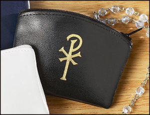 Black Rosary case