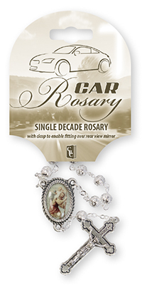 Car Rosary Single Decade/Metal