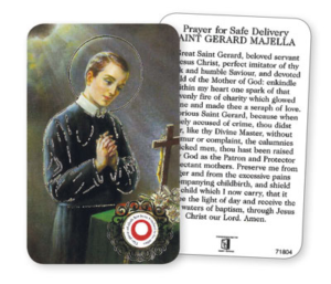 St Gerard Prayer Card