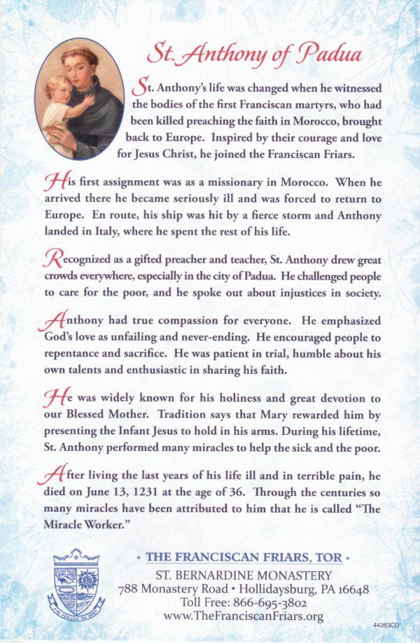 St. Anthony Perpetual Mass & Prayer Enrollment - Image 3