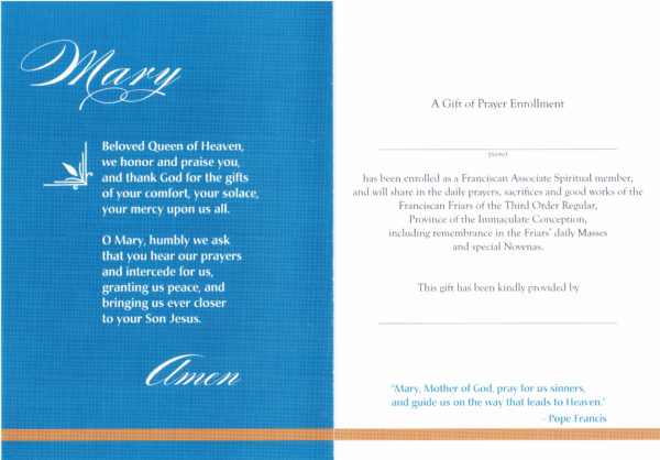 Marian Devotion Enrollment - Image 2