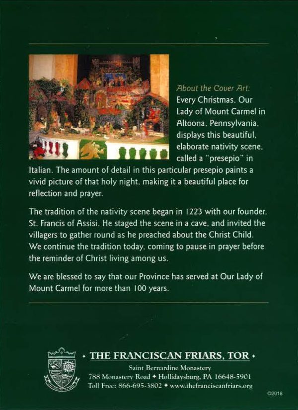 Our Lady of Mount Carmel Nativity Christmas Card - Image 3